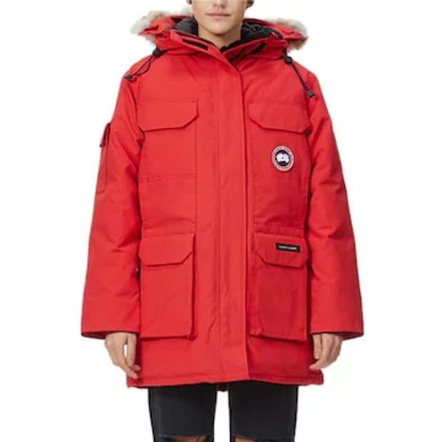 캐나다구스 익스페디션 레드패딩 85-90 XS 새제품급