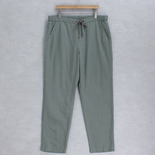 UNIQLO _ cotton / linen tapered pants