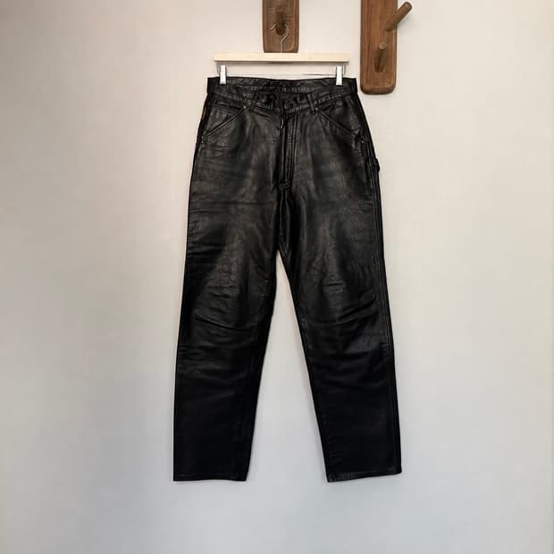 Armani Jeans leather carpenter pants