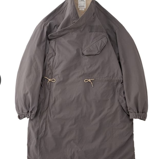 (3) visvim CHAMDO FISHTAIL PARKA GREY