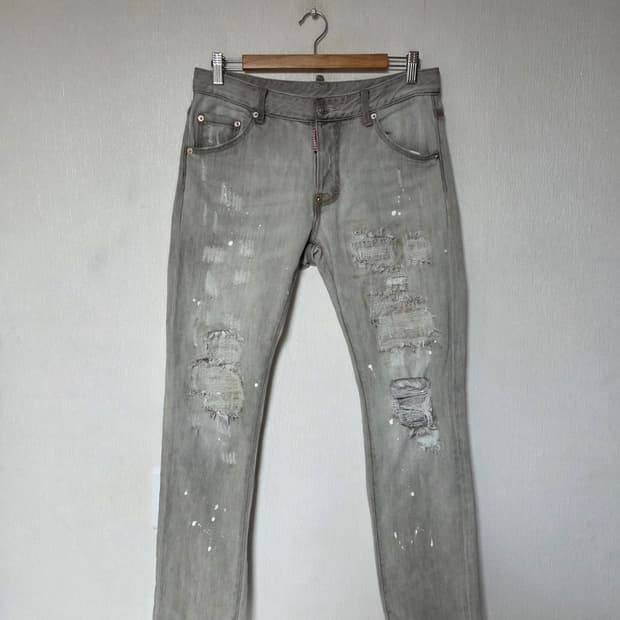 디스퀘어드2 남성 청바지 그레이진 48(31)