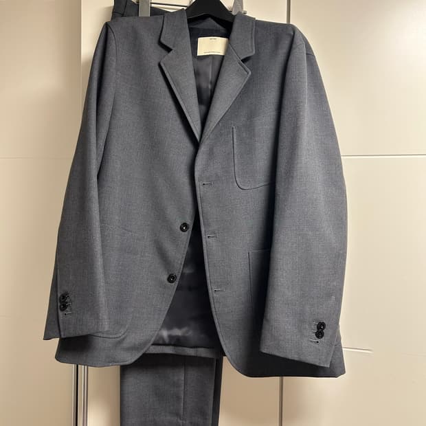 포터리 그레이 울 스포츠 셋업 3사이즈