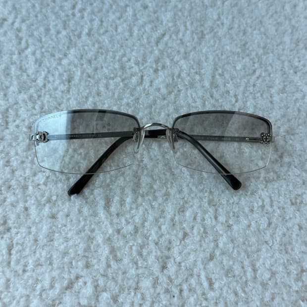 샤넬 빈티지 큐빅 선글라스