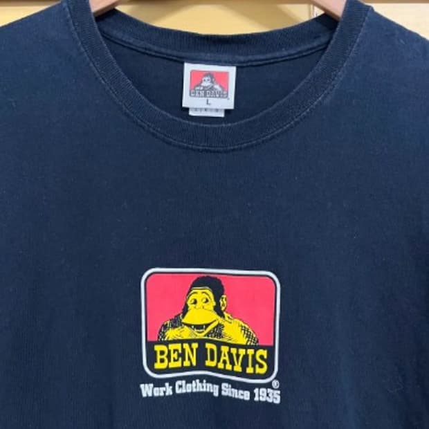 벤데이비스 남성 네이비 라운드반팔티셔츠 L