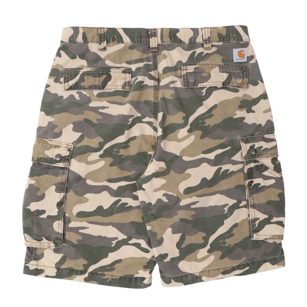 칼하트 카모 릴렉스드핏 하프 카고 팬츠