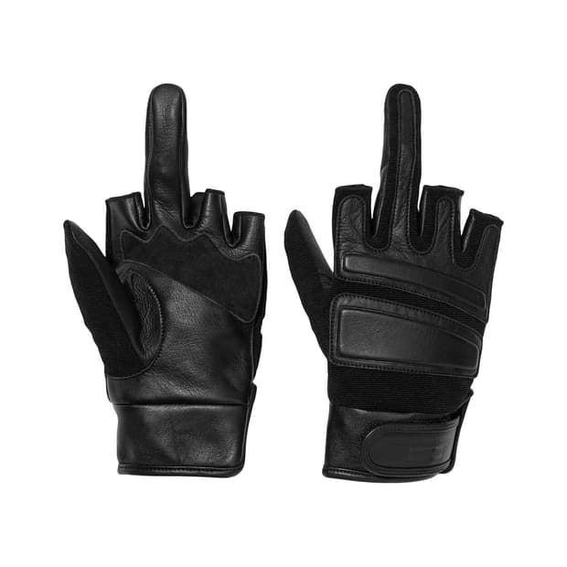 슈프림 x 넘버 나인 25FW 양가죽 퍽유  글러브 블랙