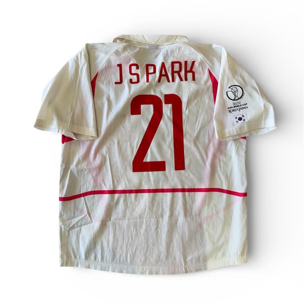 [국내L]2002 대한민국 국대 어웨이 박지성 유니폼