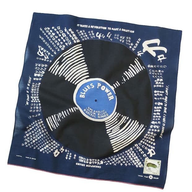 KAPITAL Fastcolor Selvedge Blue badana