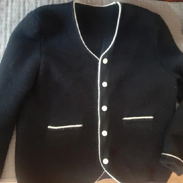 베니토 미니멀 블랙 가디건 자켓 F