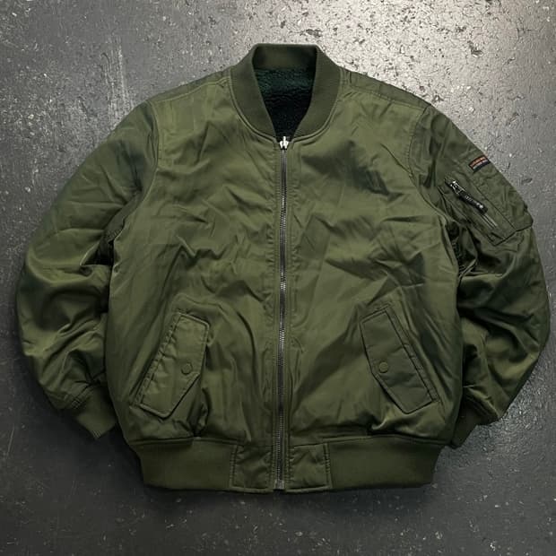 105 지프 리버시블 MA-1 항공점퍼 