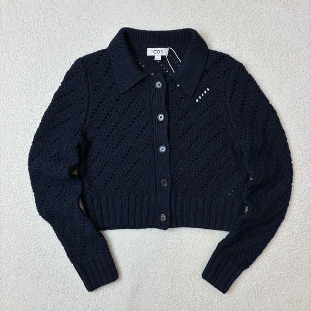 코스 COS 포인텔 니트 울 크롭 가디건 PN6088