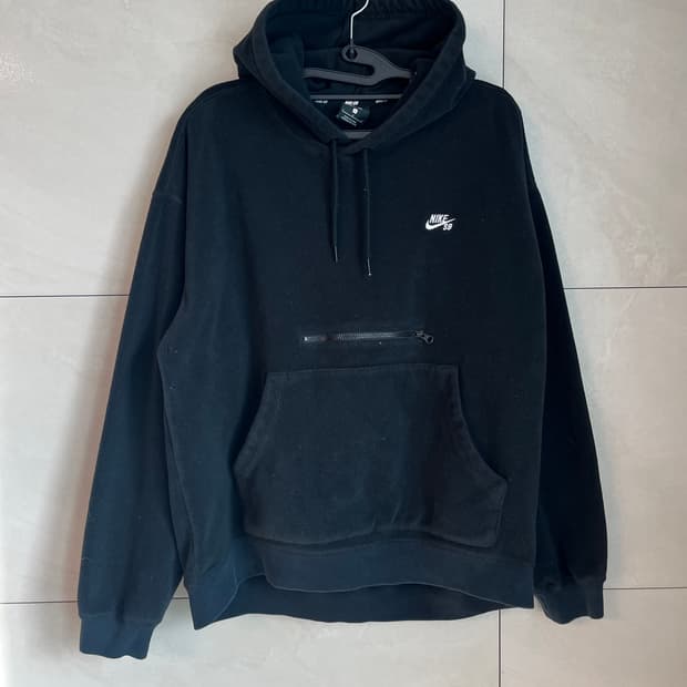 나이키 SB 플리스 후드티 블랙 (L) 