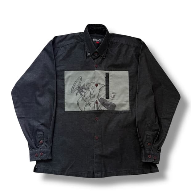 Priani 트위티 데님 셔츠