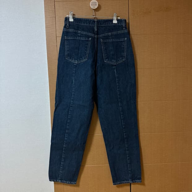 m 투엘브 모멧 절개포인트 진청 팬츠