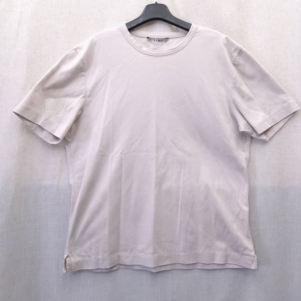 타임 반팔 티셔츠 연그레이