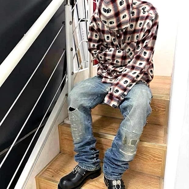 [280] 마틴 로즈 25ss  레더 로퍼