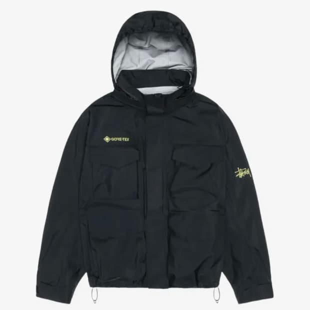 [XXL] 스투시 고어텍스 M65 자켓 블랙