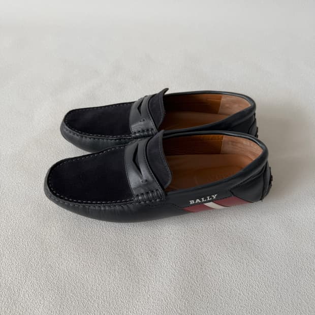 [US7.5]발리(BALLY) 드라이빙 슈즈(NAVY, ITALY)