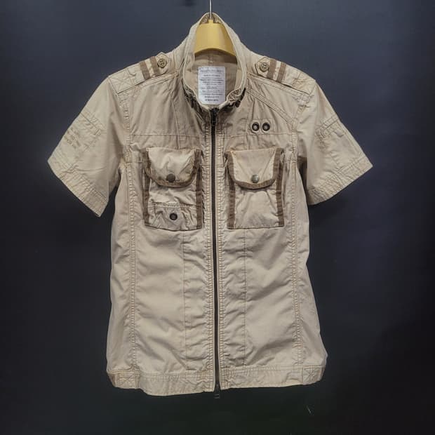 AVIREX 아비렉스 빈티지 아카이브 반팔 집업 자켓 