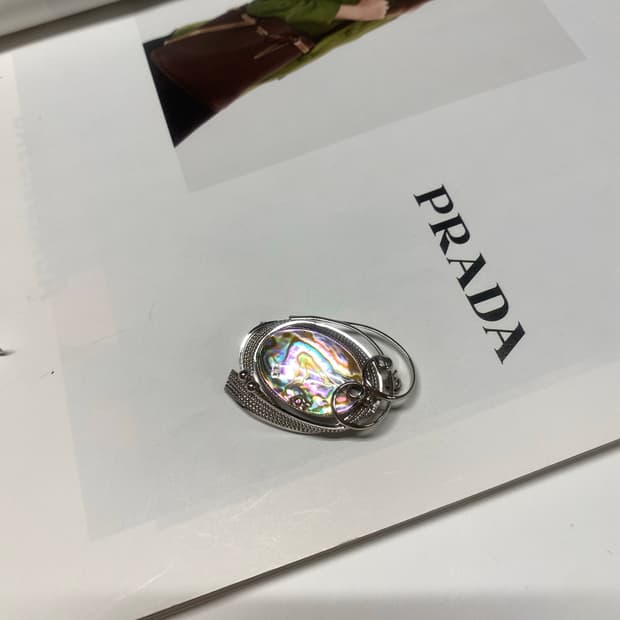 빈티지 아발론 자개 브로치