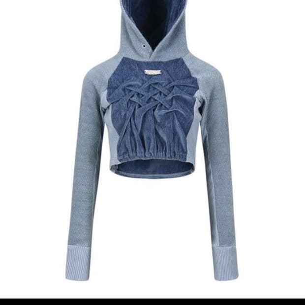 앤더슨벨 포 우먼 벨루어 링클 타이트 후디