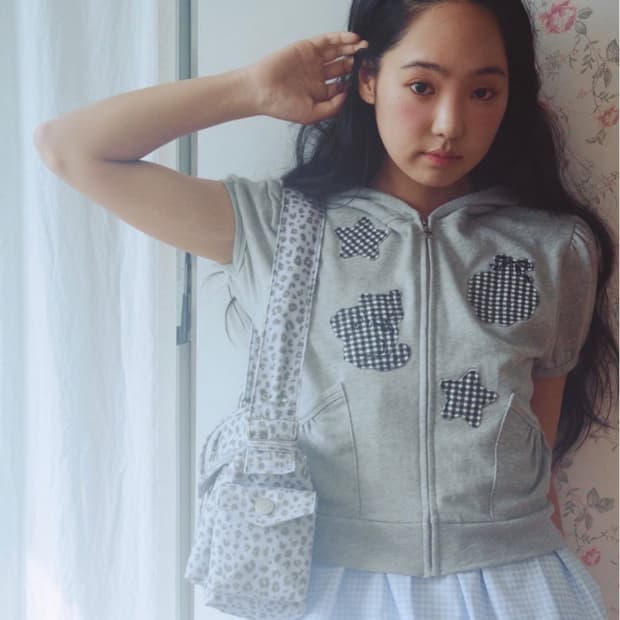 샤키리 레오파드 포켓백 블루