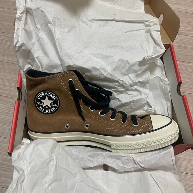 컨버스 척70 클로브 브라운(스웨이드) 265사이즈 새상품