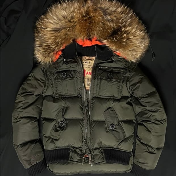 Dsquares2 Raccoon Fur Pocker Jacket
