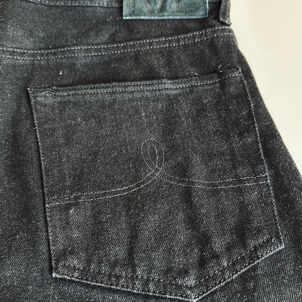 RRL 빈티지 파이브포켓 블랙 온 블랙 진 34 신품 (사이즈 교환)