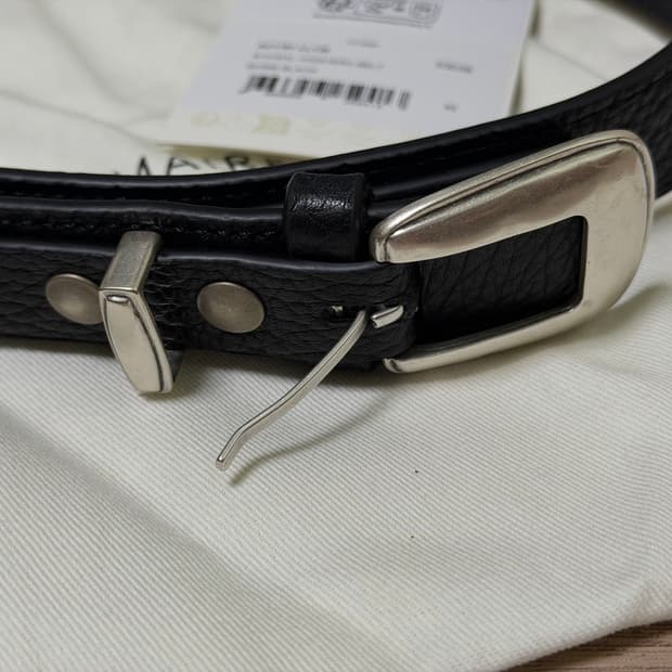 르메르 미니멀 웨스턴 벨트 85