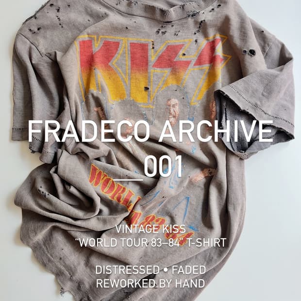 VINTAGE KISS “WORLD TOUR 83–84” T-SHIRT