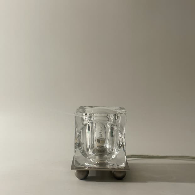 90’s 유럽 Vendeheg 아이스 큐브 빈티지 조명 테이블 앤틱