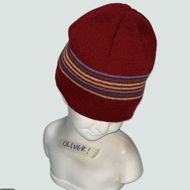 (새상품급) 마스컴퍼니 axis 비니 버건디