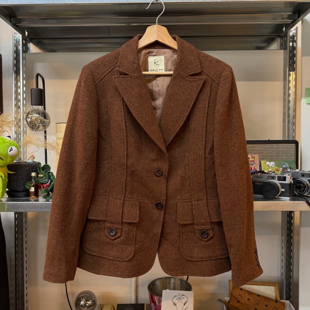KUMIKYOKU 사파리 헌팅 테일러드 자켓