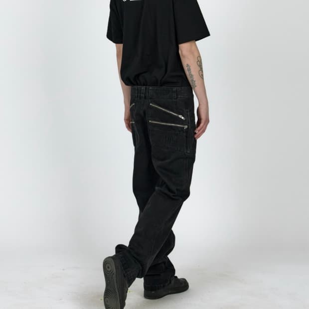 MPa SPLIT POCKET PANTS(BLACK)