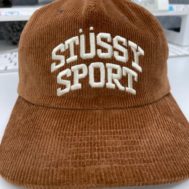 스투시 스포츠 코듀로이 캡 24ss