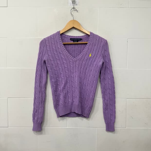 폴로 랄프로렌 꽈배기 니트