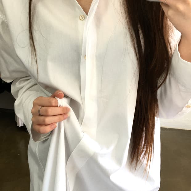 COS 화이트 셔츠