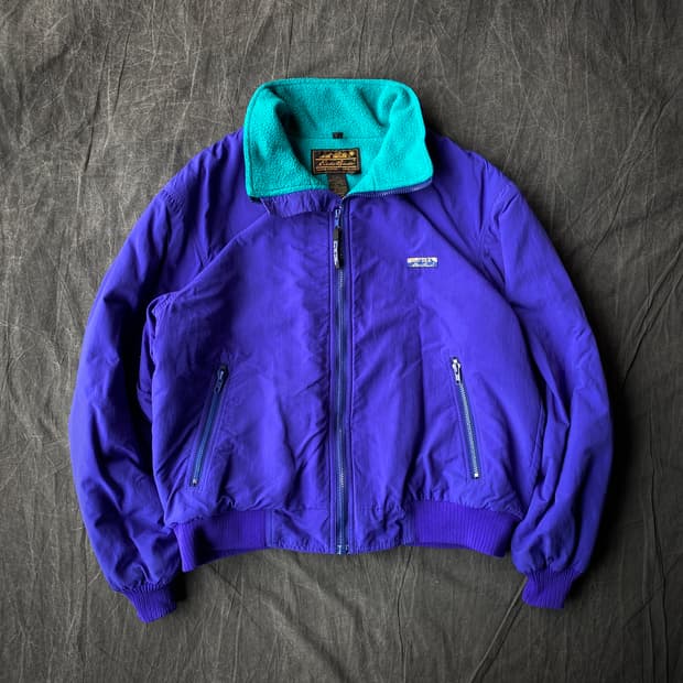 80s purple Eddie Bauer warm-up