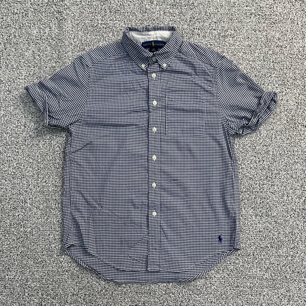 M 폴로랄프로렌 여성 체크 반팔 셔츠 0313M