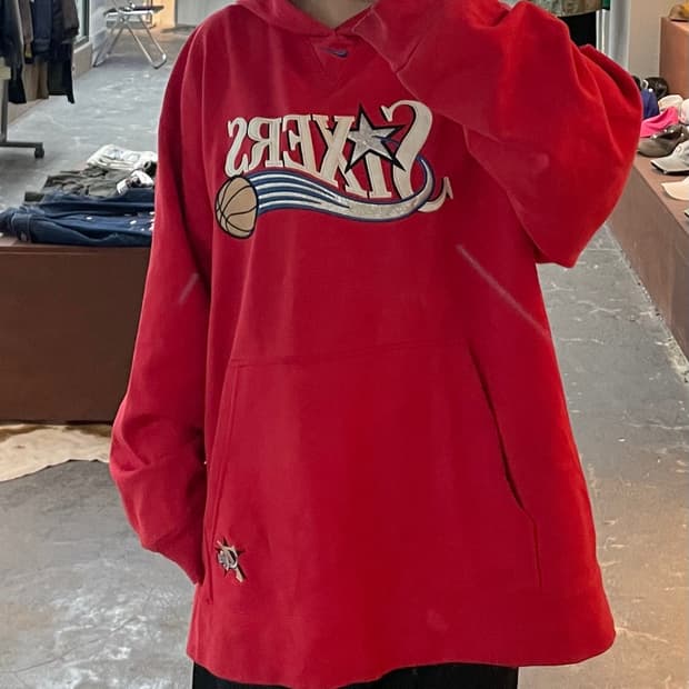 나이키 NBA 필라델피아 세븐티식서스 후드티 H2119