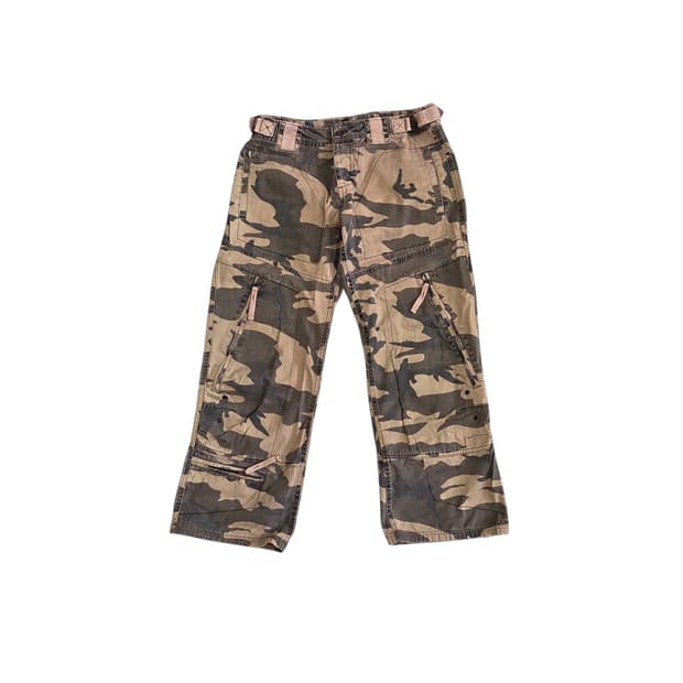 Jack&Jones 90s 카모 플레어 파라슈트 빈티지 데님 팬츠