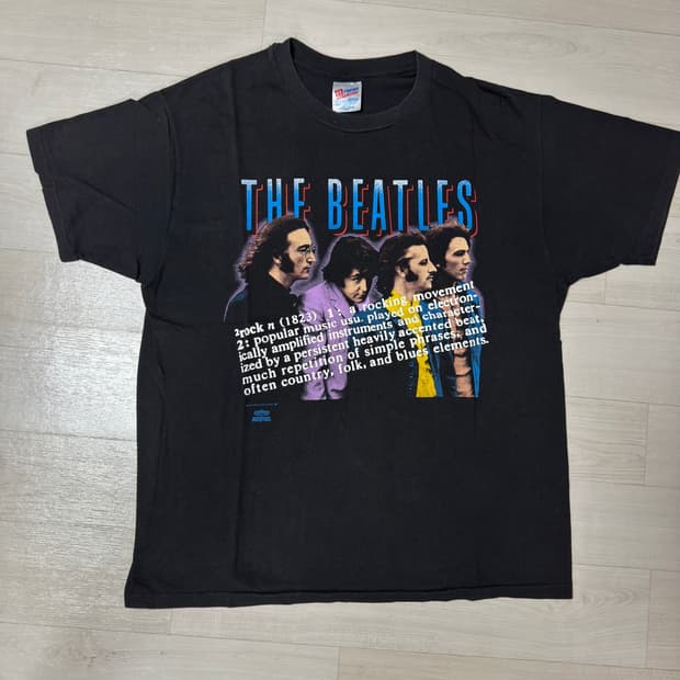 빈티지 비틀즈 90s 티셔츠 xl