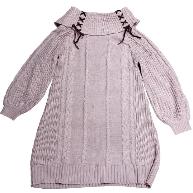 axes femme 핑크 리본 오프숄더