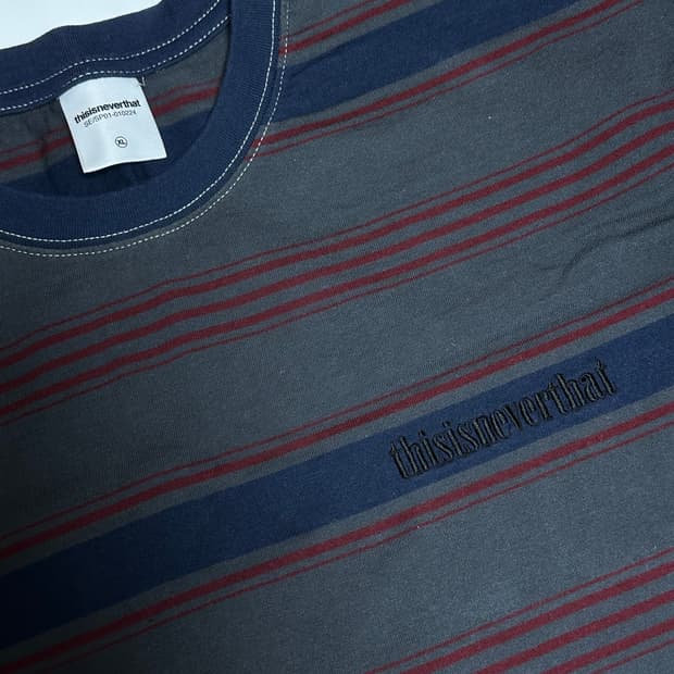 XL) 디스이즈네버댓 스트라이프 롱슬리브