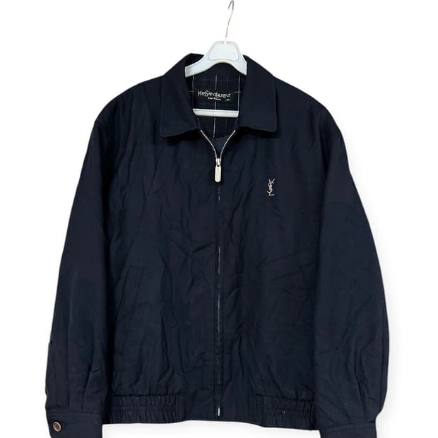 YSL 입생로랑 네이비 블루종 자켓