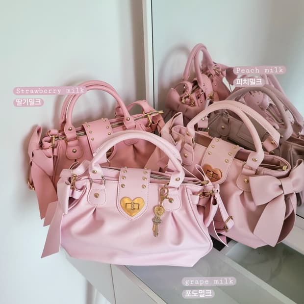 로리타 히메갸루 하트핑크백