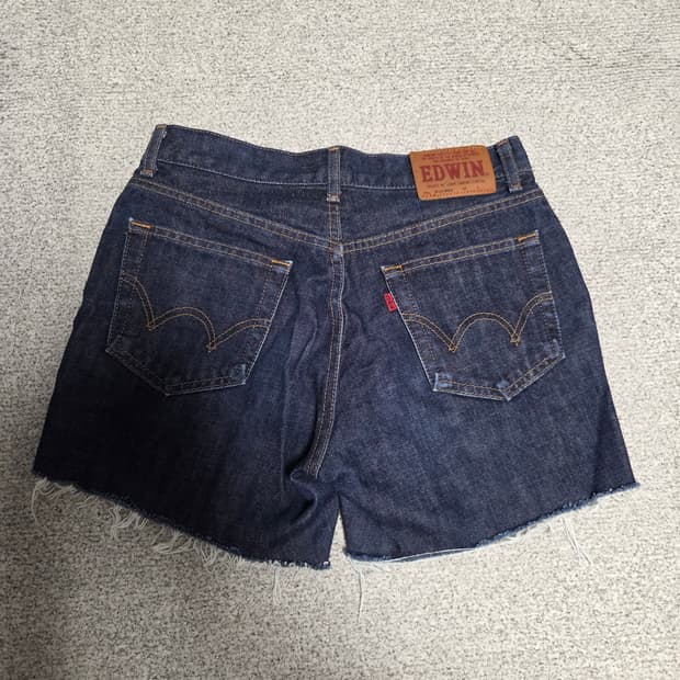 일본제 Edwin 데님 하프 팬츠 25-26