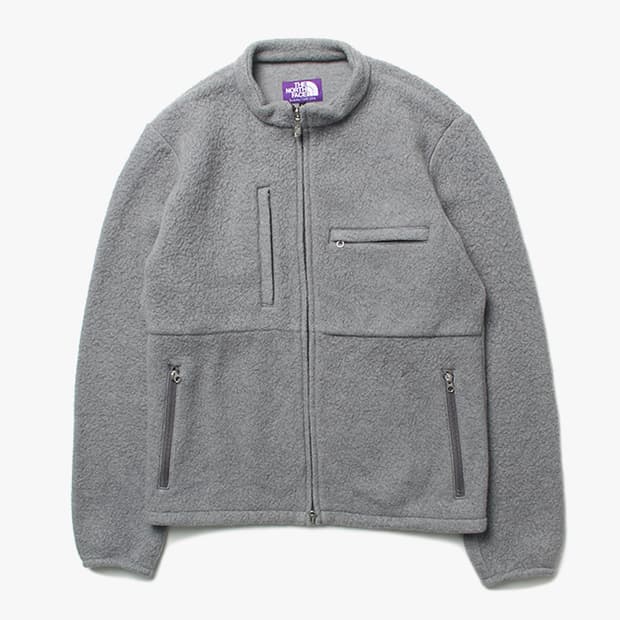  PURPLE LABEL "Grey Fleece Jacket"