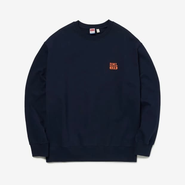 [데밀] LOT.056 베이직 스웻셔츠 네이비 DML139